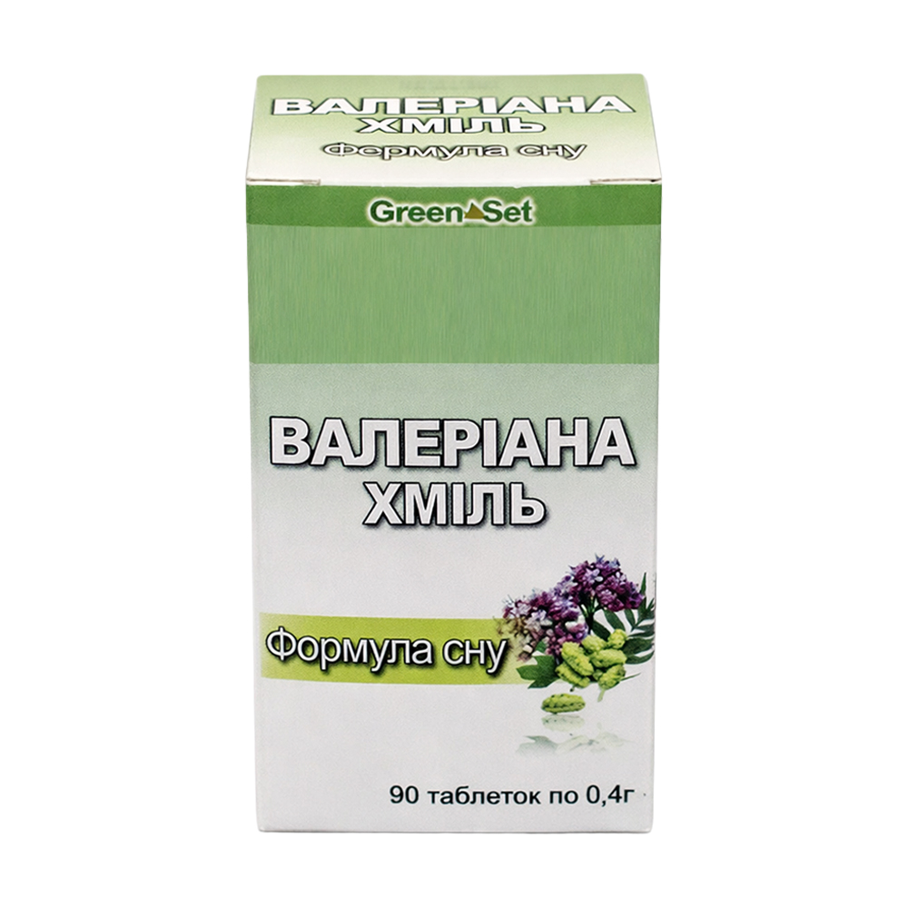 Валеріана Хміль GreenSet Формула сну, 90 таблеток